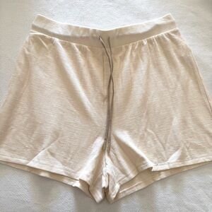 nuuds The Resort Textured Soft Lightweight Shorts in Bone Size XL